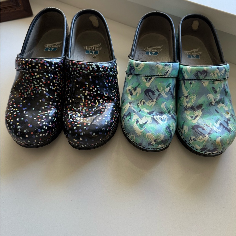 2 PAIRS!!! Dansko clogs